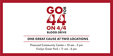 44 on 4/4 Blood Drive