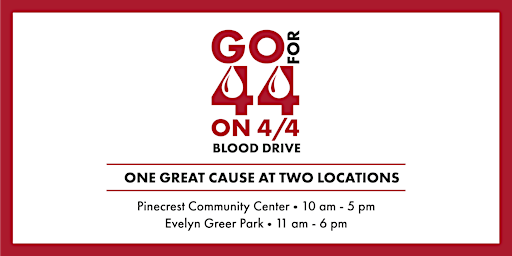 44 on 4/4 Blood Drive primary image