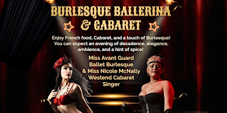 Isabel's Brasserie presents Burlesque Ballerina & Cabaret Supper Night