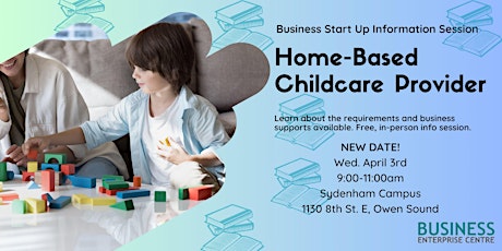 Info Session: Home-Based Childcare Provider Business Startup