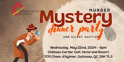 Imagen principal de UHO Murder Mystery and Silent Auction Fundraising Dinner.