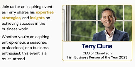 Breakfast with Terry Clune, Irish Business Person of the year, 2023