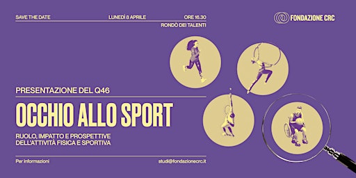 Occhio allo sport: presentazione del Quaderno 46 primary image