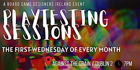 Playtest Dublin - Board Game Designer Meetup - April 2024