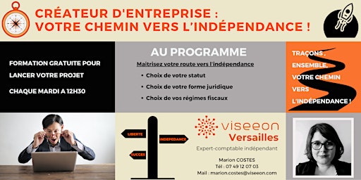 Image principale de Créateur d'entreprise, votre chemin vers l’indépendance !