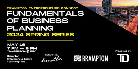 Entrepreneurs Connect - Fundamentals of Business Planning