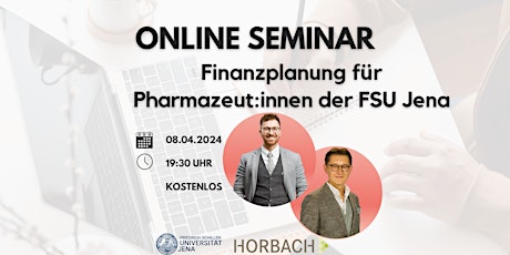 Finanzplanungsseminar für Pharmazeut*innen der FSU Jena