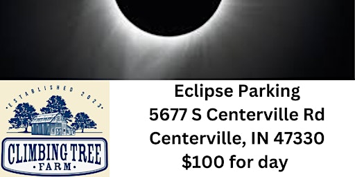 Imagem principal do evento Centerville, IN Eclipse Parking