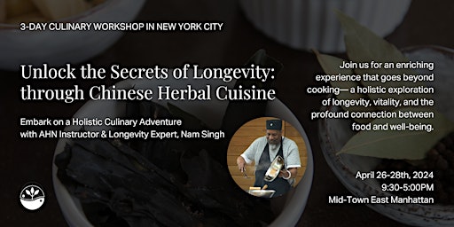 Primaire afbeelding van 3-Day Holistic Culinary Workshop in New York City