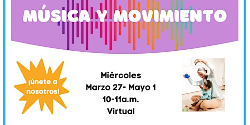 Imagem principal do evento Virtual Music and Motion - Spanish