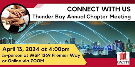 Thunder Bay Annual Chapter Meeting (ACM)