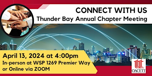 Imagen principal de Thunder Bay Annual Chapter Meeting (ACM)