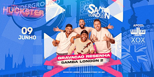 Imagem principal de GRAVAÇÃO RESENHA DO SAMBA LONDON 2