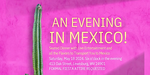 Primaire afbeelding van An Evening in Mexico!