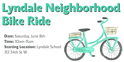 Primaire afbeelding van Lyndale Neighborhood Bike Ride (LNA Great Gathering)