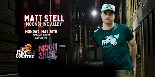 Image principale de Matt Stell "LIVE" at Moonshine Alley - Providence