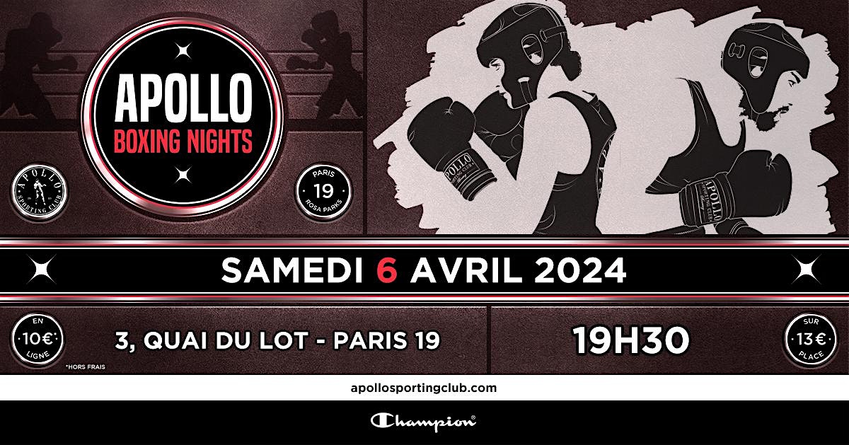 Apollo Boxing Nights 27\/04\/24 - Apollo 19