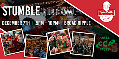 Primaire afbeelding van 10th Annual Santa Stumble Bar Crawl