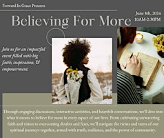 Believing For More! primary image
