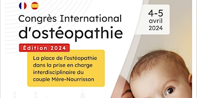 Imagem principal do evento Congrès Franco-Espagnol d’ostéopathie : 4 et 5 avril 2024