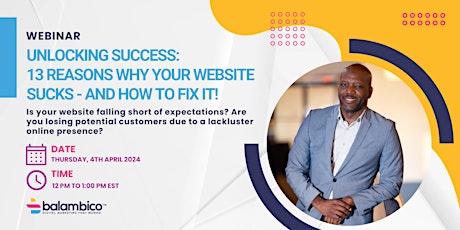 Unlocking Success:  13 Reasons Why Your Website Sucks - And How to Fix It!