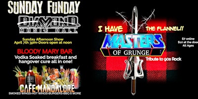 Hauptbild für Sunday Early Show with MASTERS OF GRUNGE