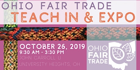 Primaire afbeelding van 2019 Ohio Fair Trade Teach-in & Expo