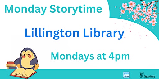 Primaire afbeelding van Drop In- No need to Book. Monday Storytime @ Lillington Library at 4pm