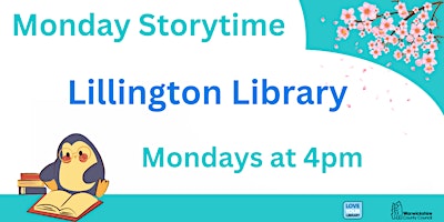 Imagem principal do evento Drop In- No need to Book. Monday Storytime @ Lillington Library at 4pm