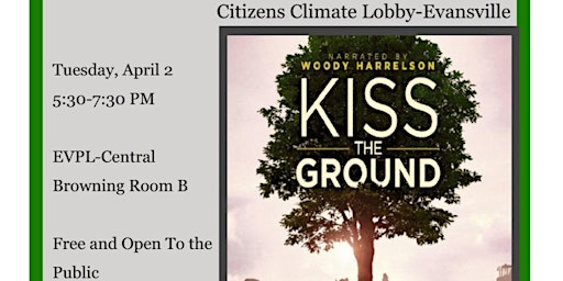 Primaire afbeelding van "Kiss the Ground" documentary film showing