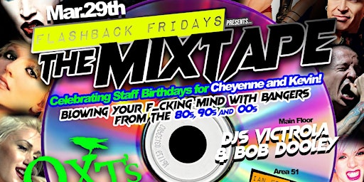 Hauptbild für FLASHBACK FRIDAYS - The MixTape: 80s, 90s and 00s