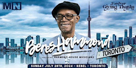 BERES HAMMOND Live In Concert Taking Place Inside REBEL