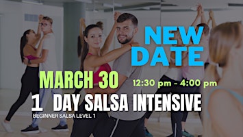 Primaire afbeelding van 1-Day Salsa Intensive Beginner Level 1