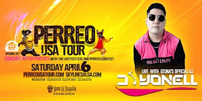 Image principale de Perreo USA Tour + Concert After Party Live with Ozuna’s Official Dj Yonell