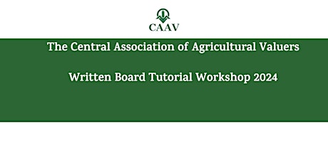 CAAV Written Board Workshop Webinar 2024