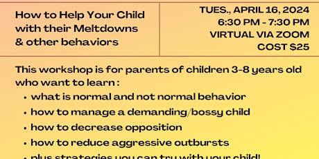 How to Help Your Child with their Meltdowns & Tantrums