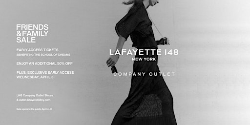 Early Access Tickets to the Lafayette 148 Friends & Family Sale primary image