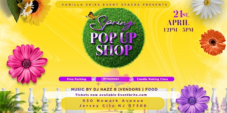 Vanilla Skies Event Spaces Presents Spring Pop-Up Shop