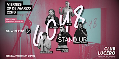 Imagen principal de STAND UP 6048 -  VIERNES 29 DE MARZO 22hs