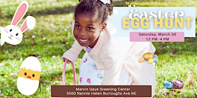 Primaire afbeelding van Easter Egg Hunt @ the Marvin Gaye Greening Center