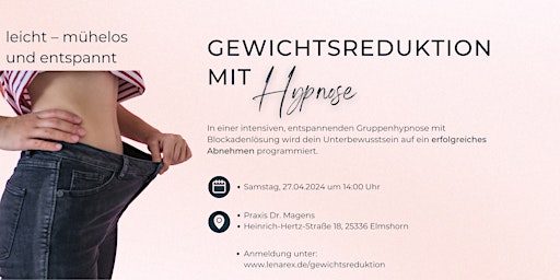 Hauptbild für Gewichtsreduktion durch Hypnose