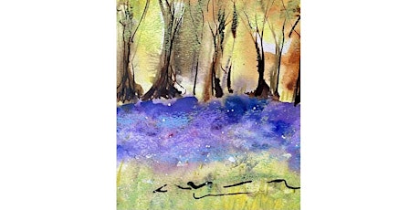 WATERCOLOUR BLUEBELLS