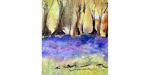 WATERCOLOUR BLUEBELLS primary image