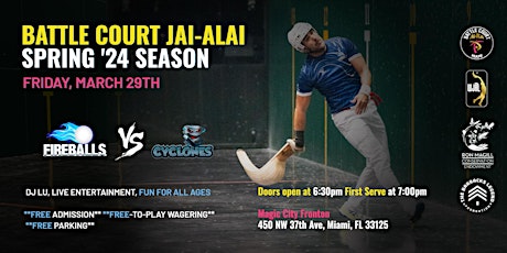 Hauptbild für Battle Court Jai-Alai: Fireballs v. Cyclones!