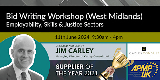 Imagem principal do evento Bid Writing Workshop: Employability, Skills & Justice (West Midlands)