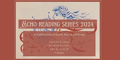 Echo Reading Series 2024: A Celebration of Greek Poetry and Song primary image