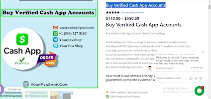 Primaire afbeelding van Best 3 Sites to Buy Verified Cash App Accounts in This Year