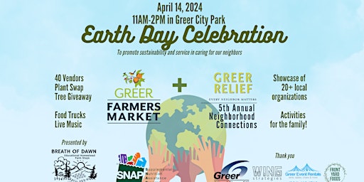 Greer Farmers Market Earth Day primary image