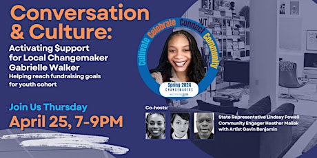 Conversation & Culture: Fundraiser for Youth Leading Change!