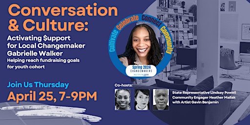 Conversation & Culture: Fundraiser for Youth Leading Change! primary image